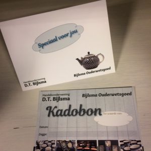 Kadobon Bijlsma Ouderwets goed