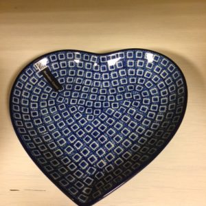 Dish Heart Medium 1959  Decor  Blue Diamond  2253